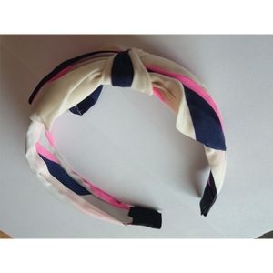 Head hoop head band with bow knot